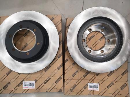 ĐĨA PHANH TRƯỚC TOYOTA  FORTUNER 2016 - 2019 435120K210 CHÍNH HÃNG