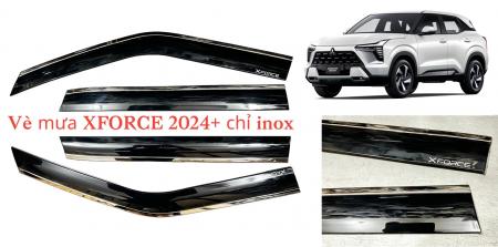 VÈ CHE MƯA MITSUBISHI XFORCE  CHỈ INOX 2024 GIÁ TỐT